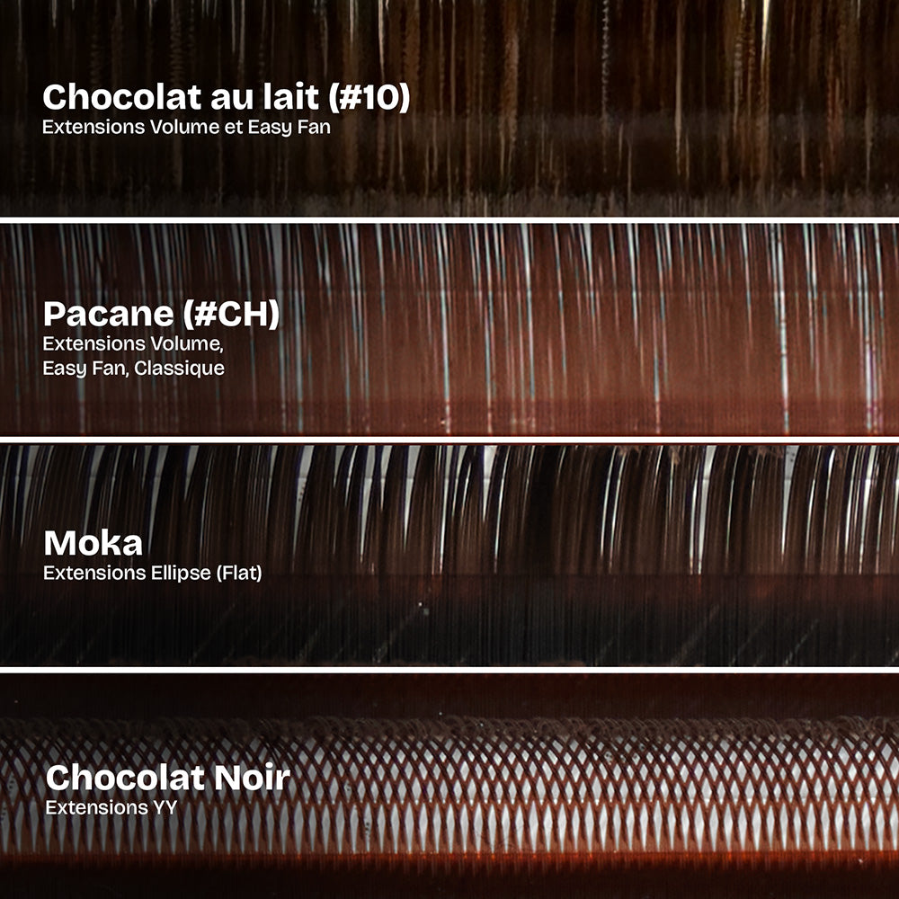 Easy Fan ♡ Milk Chocolate Brown