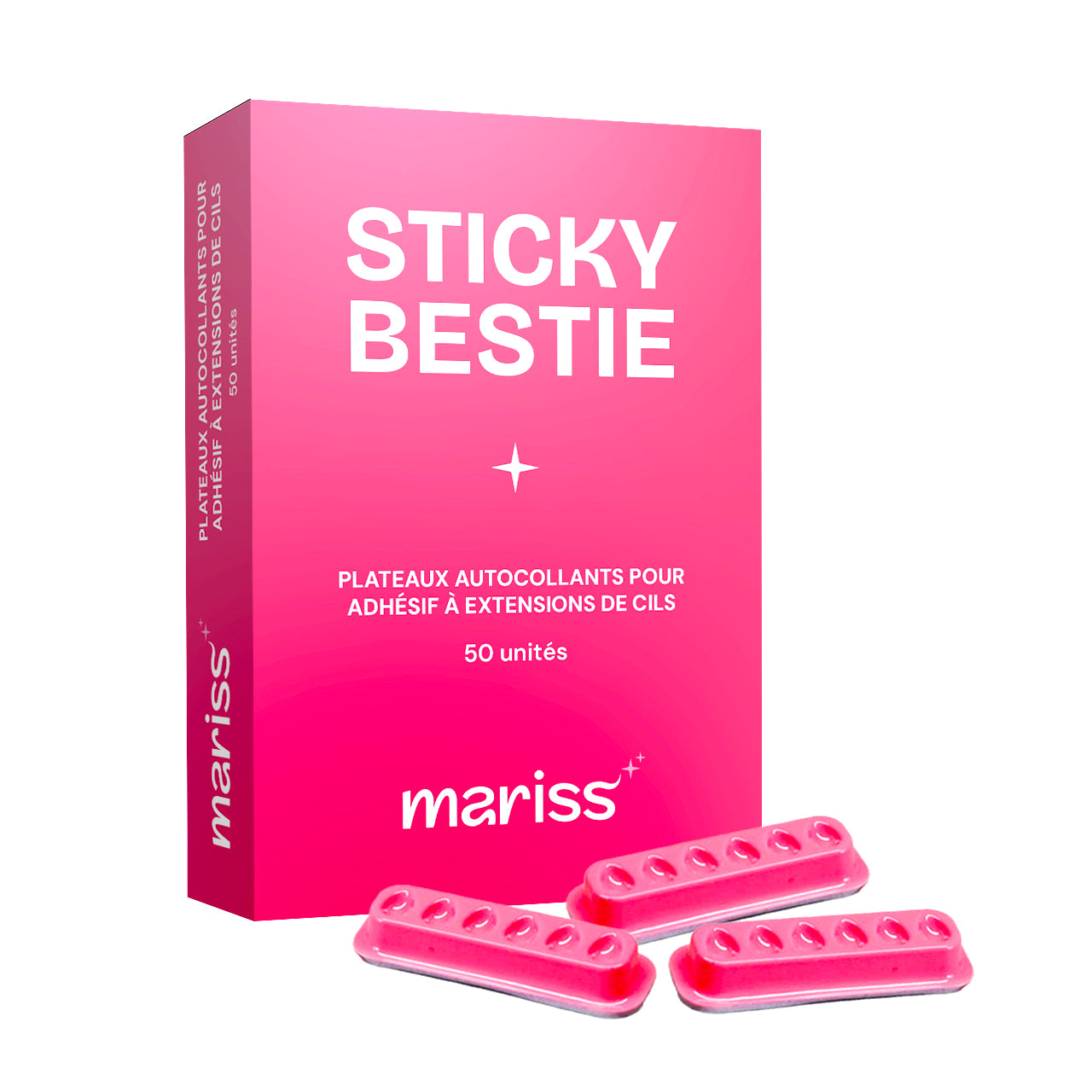 Adhesive Trays for Eyelash Extension Glue (50 units) | Sticky Bestie
