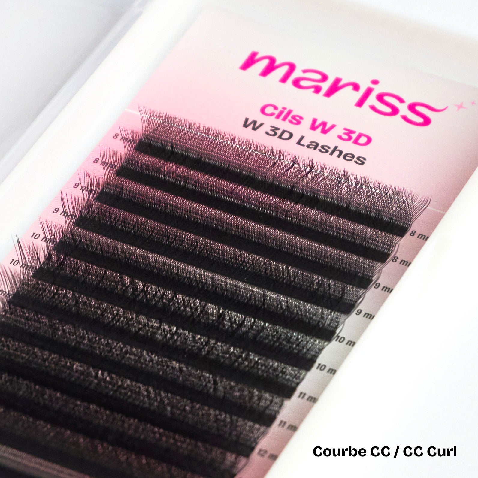 W 3D Extensions ♡ Black