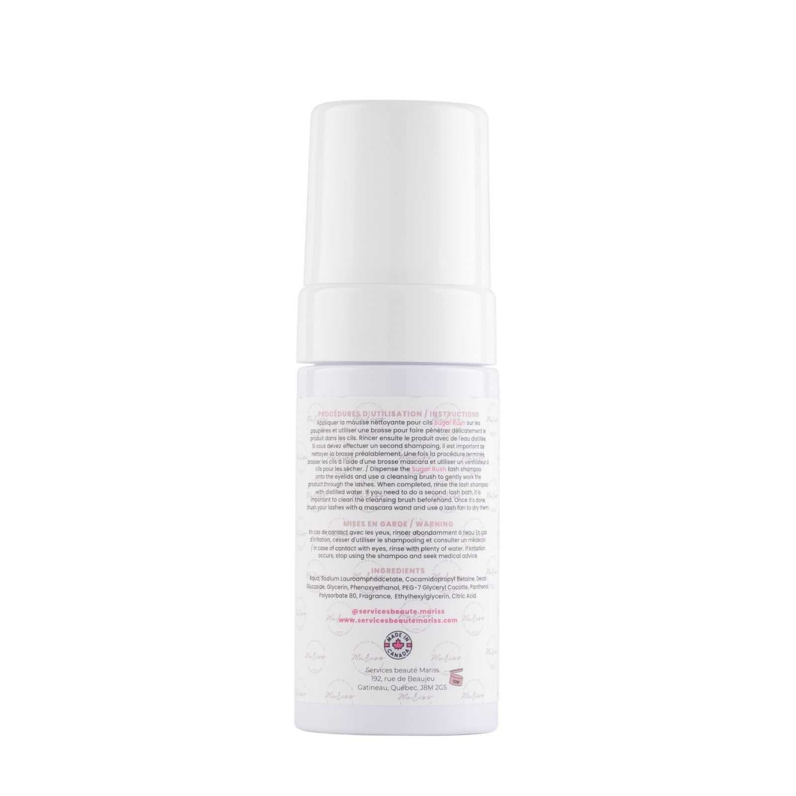 Sugar Rush ♡ Shampoing pour cils et visage