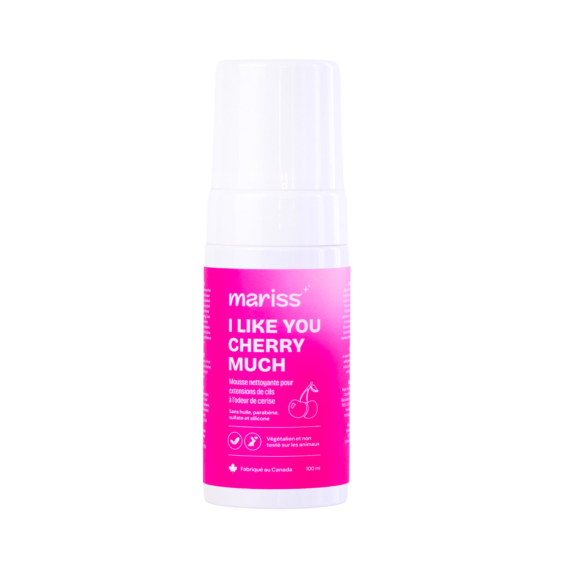Shampoing pour cils et visage – Mariss